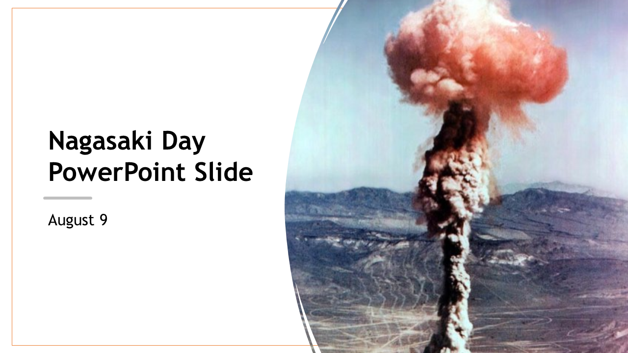 Nagasaki Day PowerPoint Slide